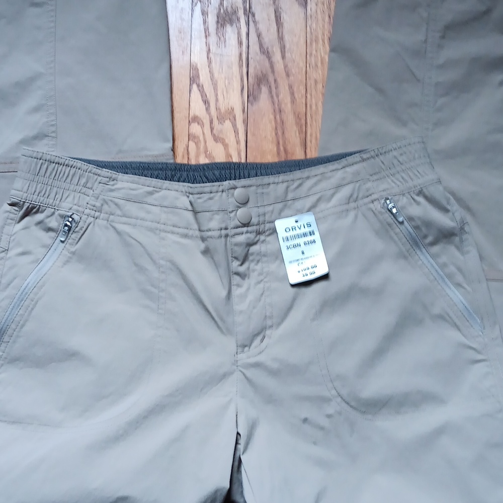 NWT Orvis Outdoor Performance Pants Insect Shield & UV Protection ■ Size 8 - Picture 2 of 16